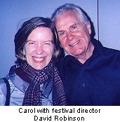 Carol with David Robinson