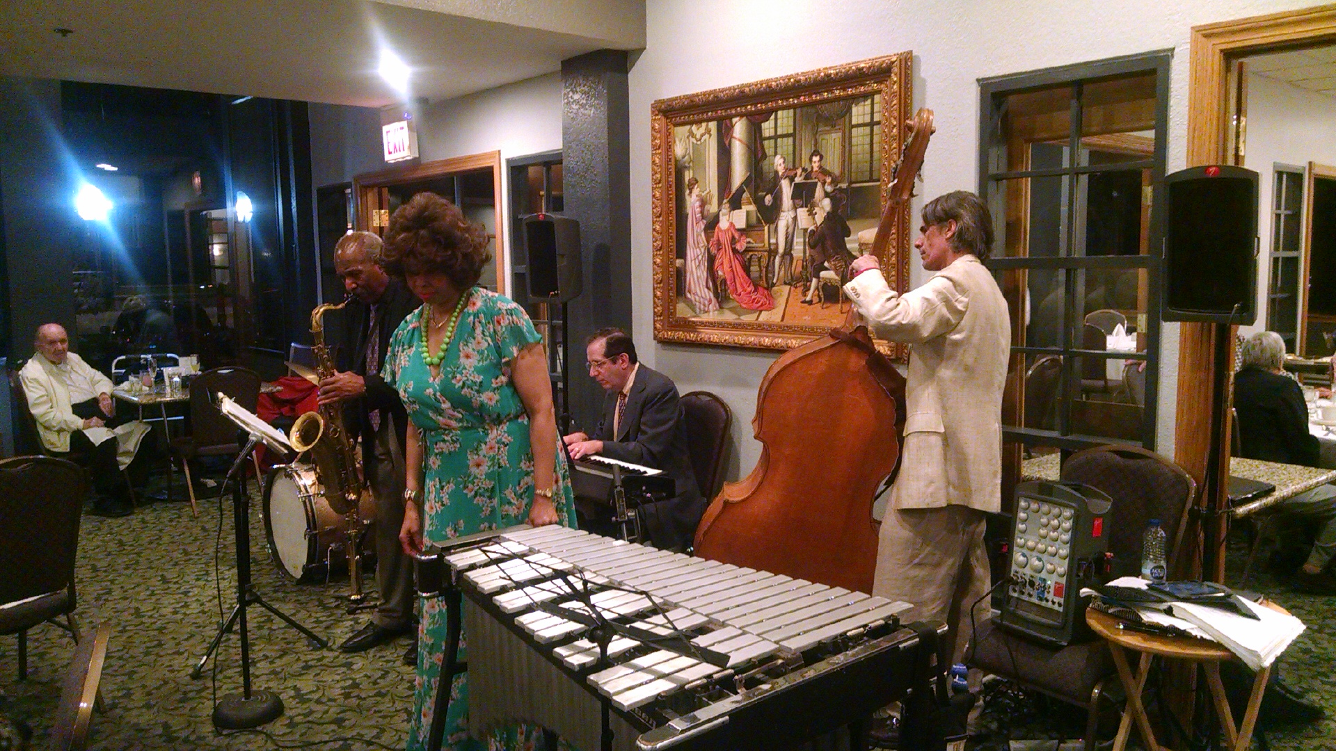 Davies with The Jazz Masters