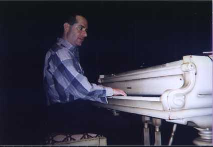 Dave at the white piano